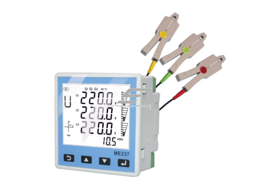 Trifazis daugiafunkcis išmanusis elektros matuoklis | panelinis montavimas | Modbus RS485 | ME237 1 Trifazis daugiafunkcis išmanusis elektros matuoklis | panelinis montavimas | Modbus RS485 | ME237 1