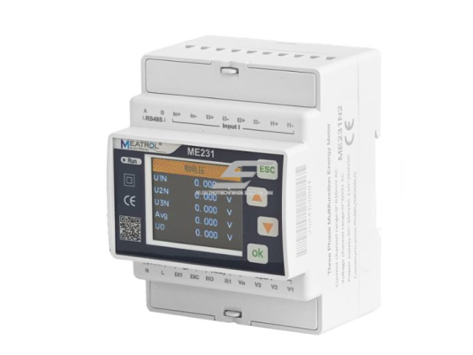 Daugiakanalis trifazis išmanusis energijos skaitiklis | ant DIN bėgelio | 6 tarifai | 220 V AC | MODBUS RS485 | ME231N2 Daugiakanalis trifazis išmanusis energijos skaitiklis | ant DIN bėgelio | 6 tarifai | 220 V AC | MODBUS RS485 | ME231N2