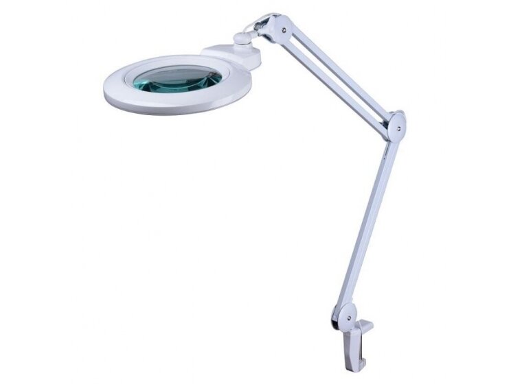 Darbo šviestuvas su padidinamuoju stiklu | 22W | 230VAC | 6500K | 1450lm | lęšis Ø120mm | 8 dioptrijos | baltas 2 Darbo šviestuvas su padidinamuoju stiklu | 22W | 230VAC | 6500K | 1450lm | lęšis Ø120mm | 8 dioptrijos | baltas 2