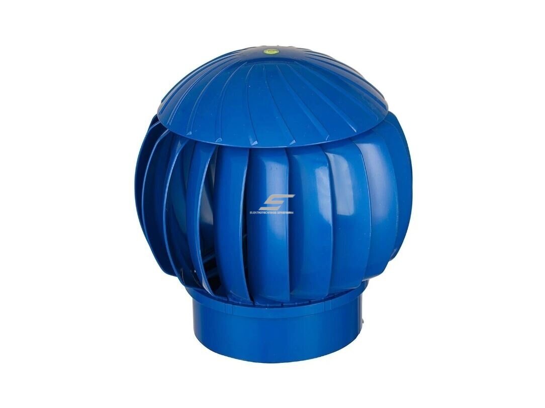Rotacinis deflektorius D160 | rutuliniai guoliai | ABS plastikas | mėlynas