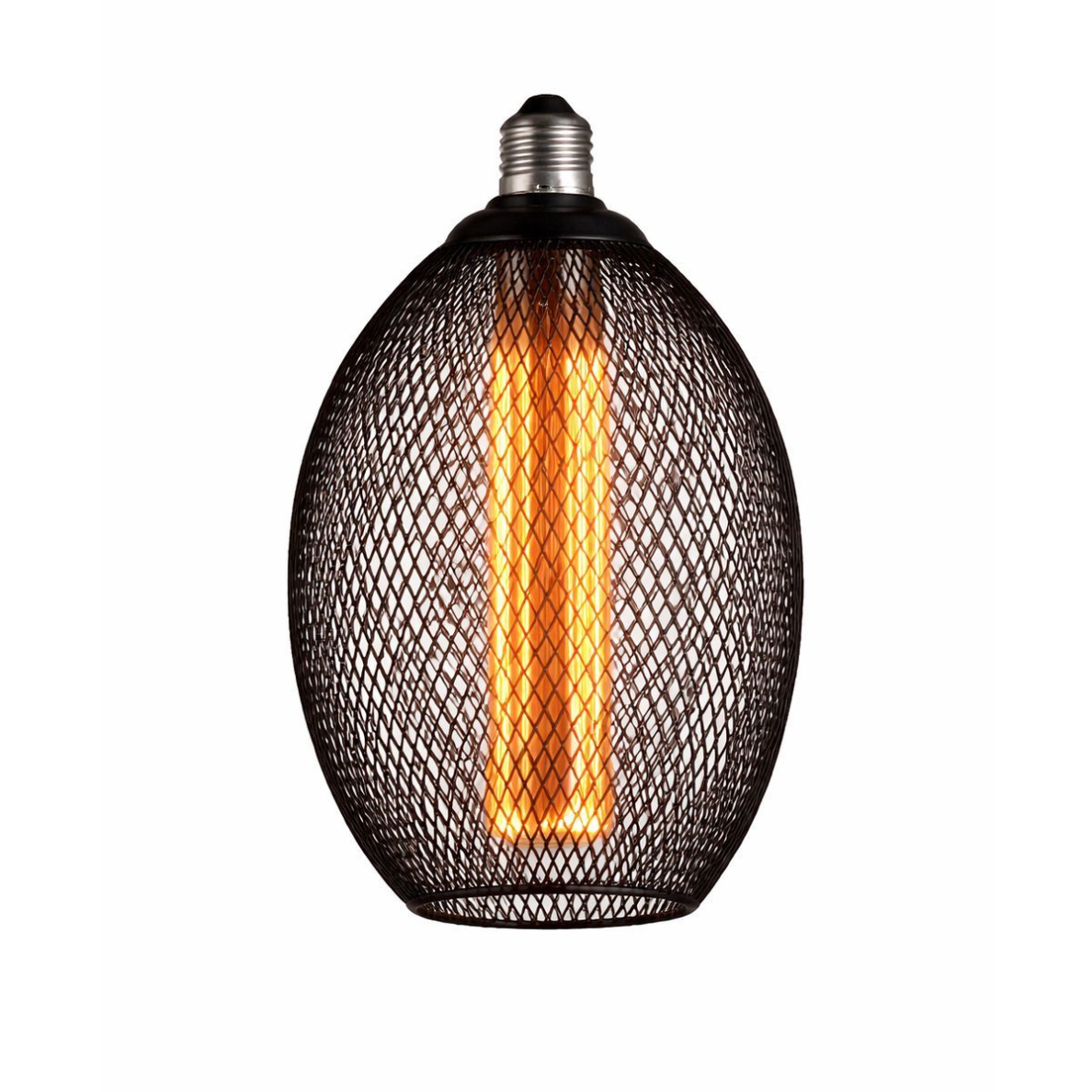 Dekoratiivne LED-lamp E27 | musta ažuurse kupliga | 2,5 W | 1800K | 188 lm | 300° | 148 × 240 mm | IP20 | Optonica SP3-B1