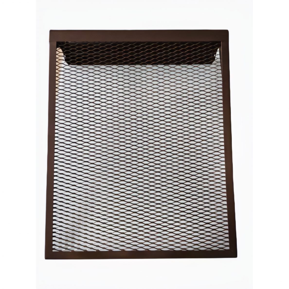 Decorative steel radiator grille – cover | for 5-section cast iron radiator | metal | 490x610x140mm | brown | DRG5 br Decorative steel radiator grille – cover | for 5-section cast iron radiator | metal | 490x610x140mm | brown | DRG5 br