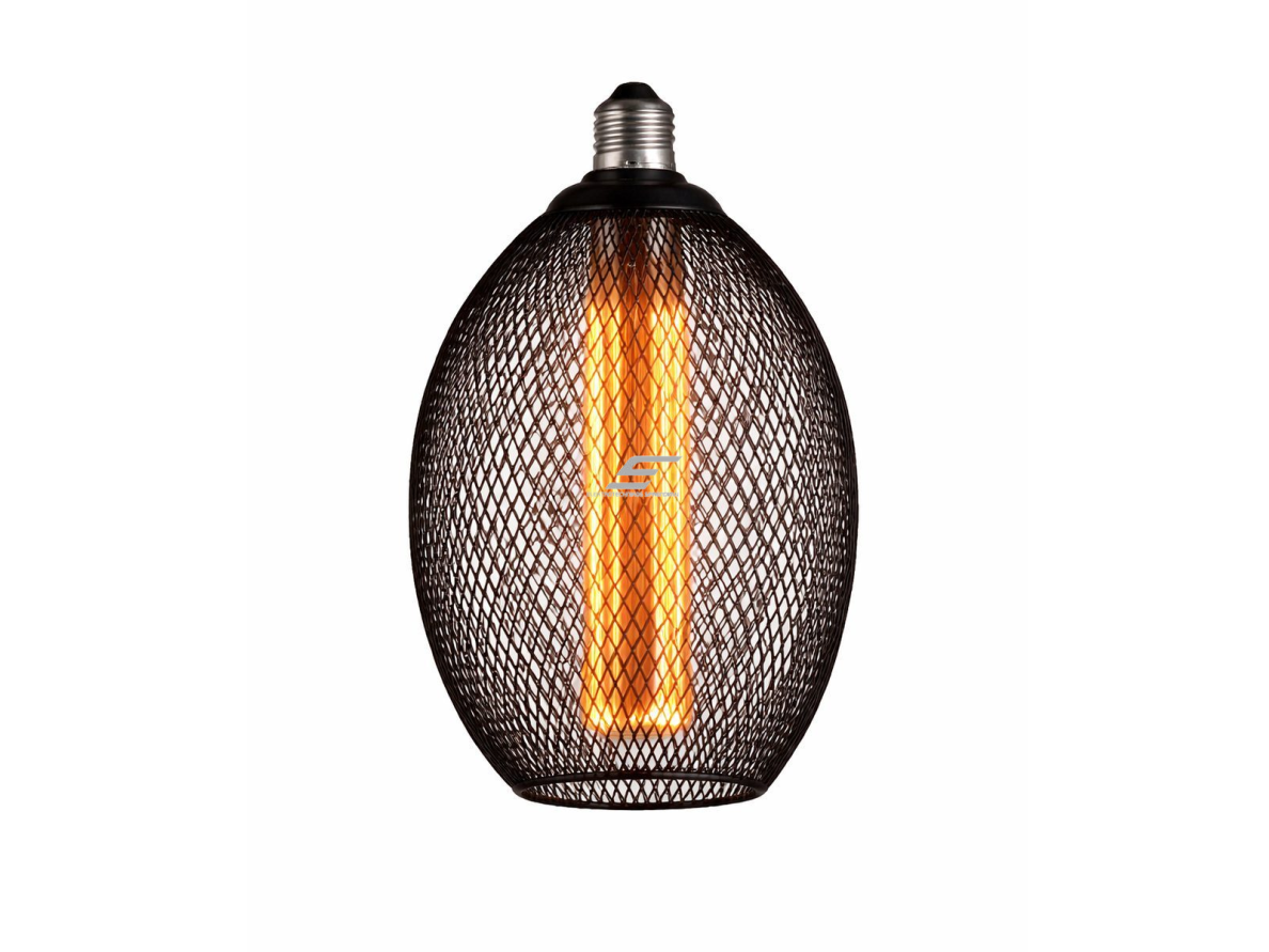 Dekoratyvinė LED lemputė E27 | su ažūriniu juodu gaubtu | 2.5W | 1800K | 188 lm | 300° | 148 x 240 mm | IP20 | Optonica SP3-B1 Dekoratyvinė LED lemputė E27 | su ažūriniu juodu gaubtu | 2.5W | 1800K | 188 lm | 300° | 148 x 240 mm | IP20 | Optonica SP3-B1