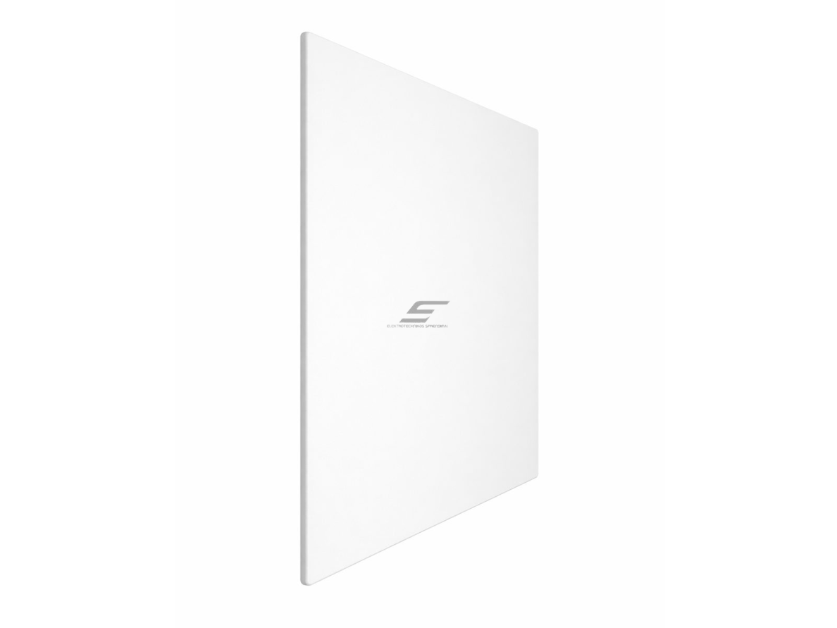 Dekoratyvinė ventiliatoriaus panelė | EON D100/125 | 179x179 mm | stiklas | baltos spalvos
