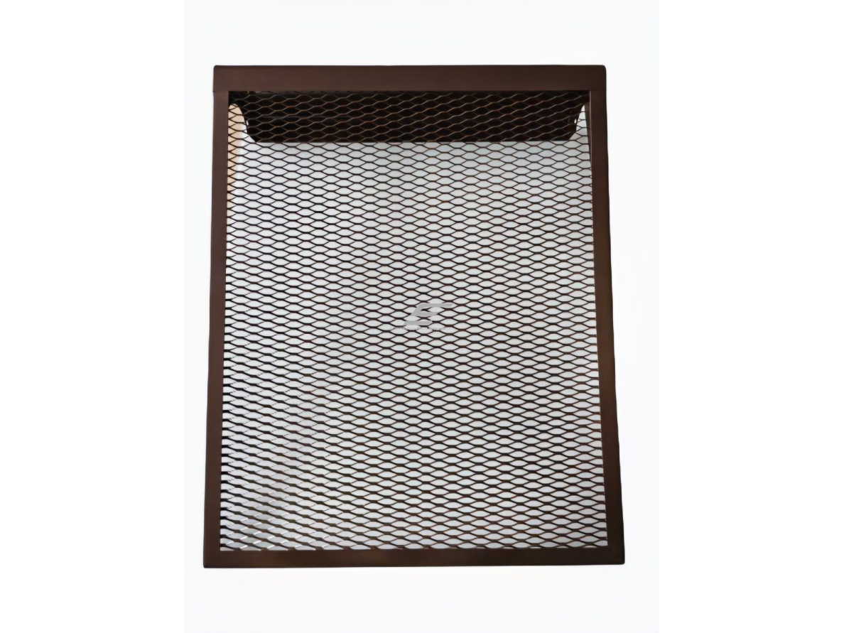 Dekoratyvinės plieninės radiatorių grotelės - apdaila | 5 sekcijų ketaus radiatoriui | metalinės | 490x610x140mm | ruda | DRG5 br Dekoratyvinės plieninės radiatorių grotelės - apdaila | 5 sekcijų ketaus radiatoriui | metalinės | 490x610x140mm | ruda | DRG5 br