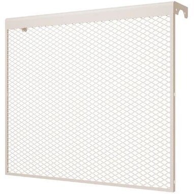 Decorative steel radiator grille – cover | for 4-section cast iron radiator | metal | 390x610x140mm | beige | DRG4 Decorative steel radiator grille – cover | for 4-section cast iron radiator | metal | 390x610x140mm | beige | DRG4