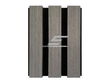 Dekoratyvinė akustinė sienų | lubų plokštė | lamelė | apdaila | 600x600x22mm | MDF + PET | pilko ąžuolo imitacija Dekoratyvinė akustinė sienų | lubų plokštė | lamelė | apdaila | 600x600x22mm | MDF + PET | pilko ąžuolo imitacija