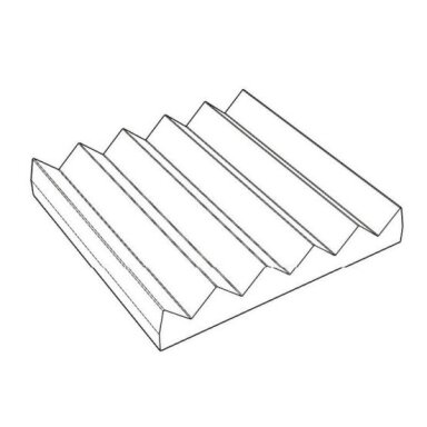 Akustiska | Skaņu absorbējoša putu panele | 300x300x50mm | Melna Akustiska | Skaņu absorbējoša putu panele | 300x300x50mm | Melna