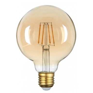 Dekoratīva LED spuldze E27 | 4 W | 2500 K | 400 lm | 300° | 95 × 135 mm | zelta | IP20 | Optonica SP4-A4 Dekoratīva LED spuldze E27 | 4 W | 2500 K | 400 lm | 300° | 95 × 135 mm | zelta | IP20 | Optonica SP4-A4
