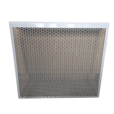 Decorative steel radiator grille – cover | for 7-section cast iron radiator | metal | 690x610x140mm | white | DRG7