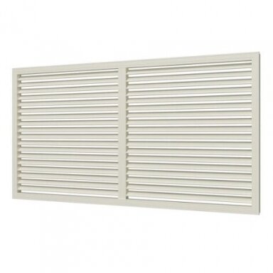 Decorative radiator grilles - finishing | plastic | 600x1200x30mm | ivory color | R60120P Decorative radiator grilles - finishing | plastic | 600x1200x30mm | ivory color | R60120P