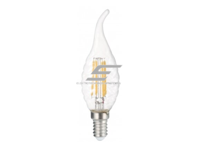 Dekoratyvinė LED lemputė E14 | žvakės formos | 4W | 2700K | 400lm | 360° | 35 x 120 mm | IP20 | Optonica SP4-A4 Dekoratyvinė LED lemputė E14 | žvakės formos | 4W | 2700K | 400lm | 360° | 35 x 120 mm | IP20 | Optonica SP4-A4