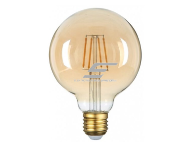 Dekoratyvinė LED lemputė E27 | 4W | 2500K | 400 lm | 300° | 95 x 135 mm | auksinė | IP20 | Optonica SP4-A4 Dekoratyvinė LED lemputė E27 | 4W | 2500K | 400 lm | 300° | 95 x 135 mm | auksinė | IP20 | Optonica SP4-A4