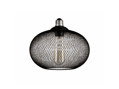 Dekoratyvinė LED lemputė E27 | su ažūriniu juodu gaubtu | 2.5W | 1800K | 188 lm | 300° | 200 x 180 mm | IP20 | Optonica SP3-B1 Dekoratyvinė LED lemputė E27 | su ažūriniu juodu gaubtu | 2.5W | 1800K | 188 lm | 300° | 200 x 180 mm | IP20 | Optonica SP3-B1