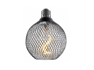 Dekoratyvinė LED lemputė E27 | su ažūriniu juodu gaubtu | 2.5W | 1800K | 188 lm | 300° | 125 x 150 mm | IP20 | Optonica SP3-B1 Dekoratyvinė LED lemputė E27 | su ažūriniu juodu gaubtu | 2.5W | 1800K | 188 lm | 300° | 125 x 150 mm | IP20 | Optonica SP3-B1