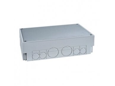 Dėžutė į grindis | pagrindas | 6-8 modulių | 75-95x188x265mm | betonuojama | šviesiai pilka | IP20 | Schneider Electric | Optiline | ISM50330 Dėžutė į grindis | pagrindas | 6-8 modulių | 75-95x188x265mm | betonuojama | šviesiai pilka | IP20 | Schneider Electric | Optiline | ISM50330