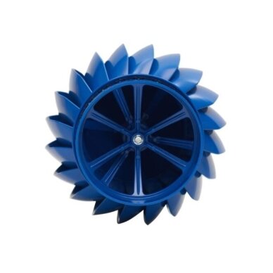 Rotary deflector D160 | ball bearings | ABS plastic | blue 1 Rotary deflector D160 | ball bearings | ABS plastic | blue 1