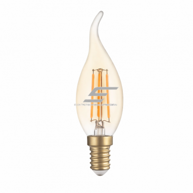 Декоративная LED лампа E14 | форма свечи | 4W | 2500K | 400lm | 300° | 35 x 120 mm | золотая | IP20 | Optonica SP4-A4 Декоративная LED лампа E14 | форма свечи | 4W | 2500K | 400lm | 300° | 35 x 120 mm | золотая | IP20 | Optonica SP4-A4