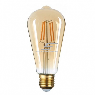 Dekoratīva LED spuldze E27 | 8W | 2500K | 700 lm | 360° | 64 x 140 mm | zelta | IP20 | Optonica SP8-A4 Dekoratīva LED spuldze E27 | 8W | 2500K | 700 lm | 360° | 64 x 140 mm | zelta | IP20 | Optonica SP8-A4