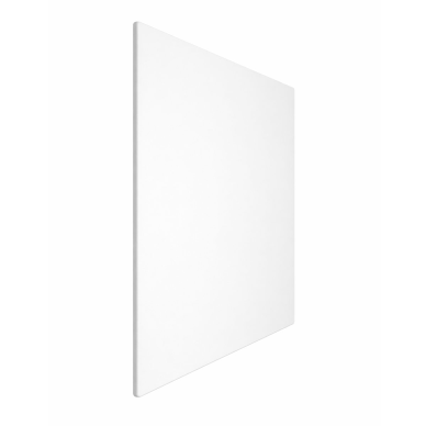 Decorative fan panel | EON D100/125 | 179x179 mm | glass | white color Decorative fan panel | EON D100/125 | 179x179 mm | glass | white color