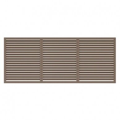 Decorative radiator grilles - finish | plastic | 600x1500x30mm | brown/oak color | R60150P 1 Decorative radiator grilles - finish | plastic | 600x1500x30mm | brown/oak color | R60150P 1
