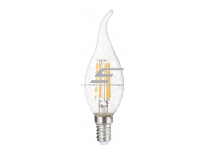 Dekoratyvinė LED lemputė E14 | žvakės formos | 4W | 2700K | 400lm | 360° | 35 x 120 mm | IP20 | Optonica SP4-A4 Dekoratyvinė LED lemputė E14 | žvakės formos | 4W | 2700K | 400lm | 360° | 35 x 120 mm | IP20 | Optonica SP4-A4