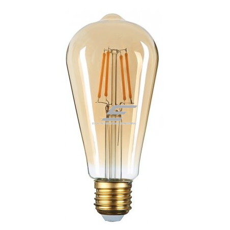 Dekoratīva LED spuldze E27 | 8W | 2500K | 700 lm | 360° | 64 x 140 mm | zelta | IP20 | Optonica SP8-A4 Dekoratīva LED spuldze E27 | 8W | 2500K | 700 lm | 360° | 64 x 140 mm | zelta | IP20 | Optonica SP8-A4