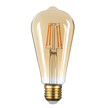 Dekoratīva LED spuldze E27 | 4 W | 2500 K | 400 lm | 300° | 64 x 140 mm | zelta | IP20 | Optonica SP4-A4 Dekoratīva LED spuldze E27 | 4 W | 2500 K | 400 lm | 300° | 64 x 140 mm | zelta | IP20 | Optonica SP4-A4