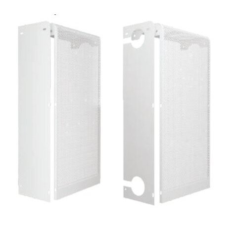 Dekoratiivne külgpaneel terasradiaatori restidele | metall | 610x140mm | valge 2 Dekoratiivne külgpaneel terasradiaatori restidele | metall | 610x140mm | valge 2