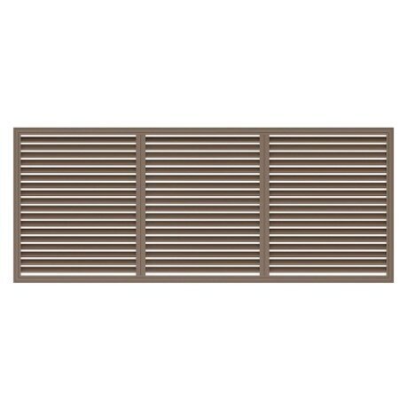 Decorative radiator grilles - finish | plastic | 600x1500x30mm | brown/oak color | R60150P 1