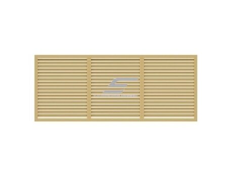 Dekoratyvinės radiatorių grotelės - apdaila | plastikinės | 600x1500x30mm | smėlio spalvos | R60150P 1 Dekoratyvinės radiatorių grotelės - apdaila | plastikinės | 600x1500x30mm | smėlio spalvos | R60150P 1