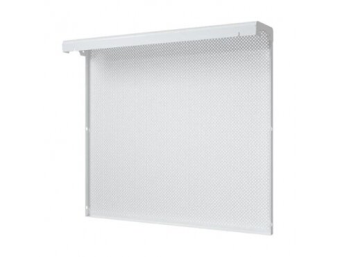 Dekoratyvinės plieninės radiatorių grotelės - apdaila | 6 sekcijų ketaus radiatoriui | perforuotos | metalinės | 590x610x140mm | balta | DRG6 perf 1 Dekoratyvinės plieninės radiatorių grotelės - apdaila | 6 sekcijų ketaus radiatoriui | perforuotos | metalinės | 590x610x140mm | balta | DRG6 perf 1
