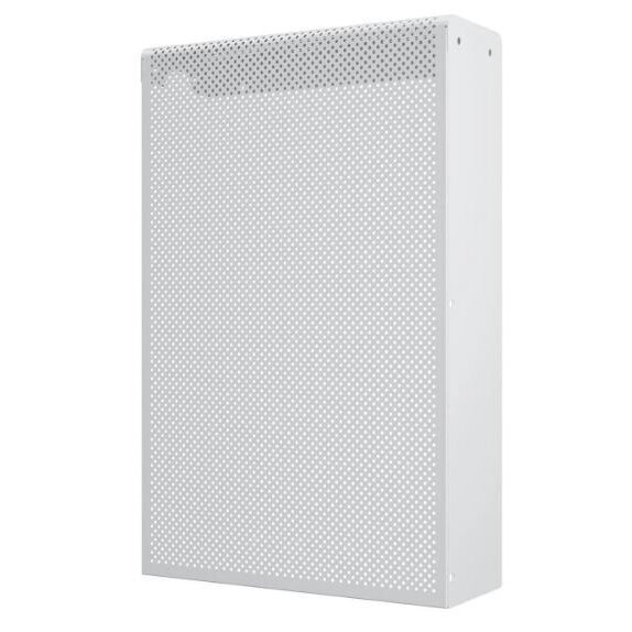 Dekoratiivne terasest radiaatori rest – viimistlus | 4-sektsioonilisele malmradiaatorile | perforeeritud | metallist | 390x610x140mm | valge | DRG4 perf 2 Dekoratiivne terasest radiaatori rest – viimistlus | 4-sektsioonilisele malmradiaatorile | perforeeritud | metallist | 390x610x140mm | valge | DRG4 perf 2