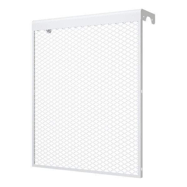 Dekoratīvs tērauda radiatora režģis – apdare | 5 sekciju čuguna radiatoram | metāla | 490x610x140mm | balts | DRG5 Dekoratīvs tērauda radiatora režģis – apdare | 5 sekciju čuguna radiatoram | metāla | 490x610x140mm | balts | DRG5