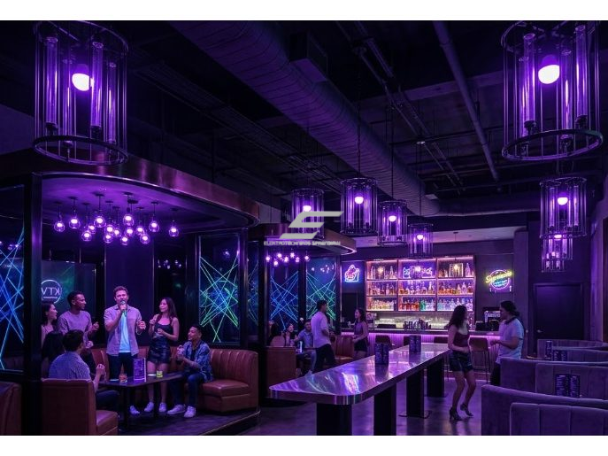 Ultravioletinė LED lemputė | 10W | E27 | 85–265V | 500 lm | 30 000 val. | dekoratyviniam apšvietimui ir fluorescencijos efektams 2 Ultravioletinė LED lemputė | 10W | E27 | 85–265V | 500 lm | 30 000 val. | dekoratyviniam apšvietimui ir fluorescencijos efektams 2
