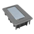 Floor box | recessed 8-module | for concrete installation | plastic | grey Floor box | recessed 8-module | for concrete installation | plastic | grey