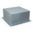 Floor box | recessed 4-module | for concrete | steel | grey | Unica System+ Floor box | recessed 4-module | for concrete | steel | grey | Unica System+