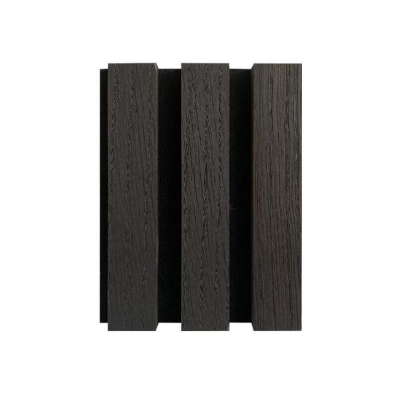 Dekoratiivne akustiline seina | laepaneel | liistpaneel | siseviimistlus | 3000x600x22mm | MDF + PET | naturaalne suitsutatud tamm Dekoratiivne akustiline seina | laepaneel | liistpaneel | siseviimistlus | 3000x600x22mm | MDF + PET | naturaalne suitsutatud tamm