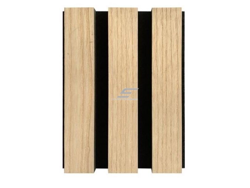 Dekoratyvinė akustinė sienų | lubų plokštė | lamelė | apdaila | 600x600x22mm | MDF + PET | natūralus balintas uosis Dekoratyvinė akustinė sienų | lubų plokštė | lamelė | apdaila | 600x600x22mm | MDF + PET | natūralus balintas uosis