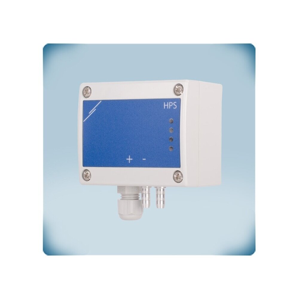 Diferentsiaalrõhu PI-kontroller ventilaatoritele | 0-4000Pa | 0-10VDC/0-20mA/PWM | Modbus RTU | 24VAC/VDC | IP65 | Sentera Controls | HPSPG-4K0 2