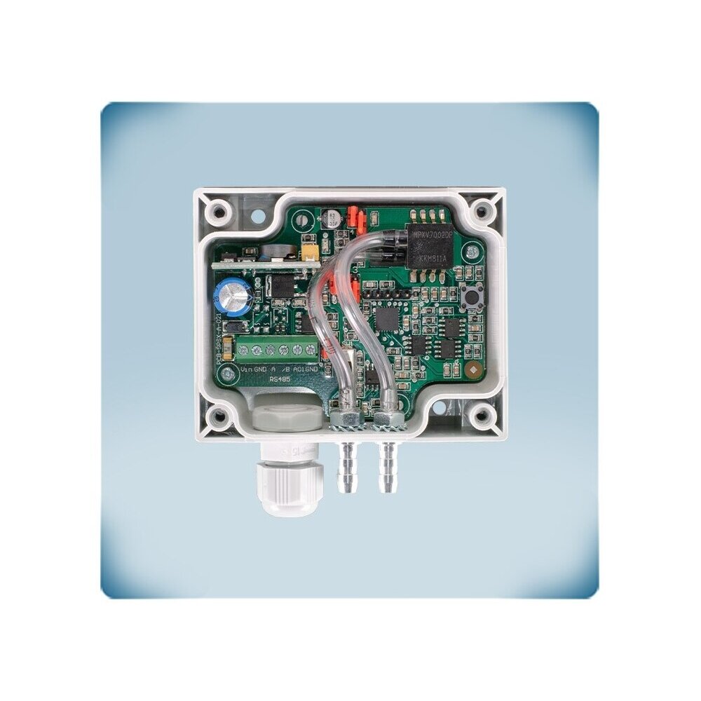 Diferentsiaalrõhu kontroller 2 seadeväärtusega | 0-2000Pa | 0-10VDC/0-20mA/PWM | Modbus RTU | 24VAC/VDC | IP65 | Sentera Controls | SPS2G-2K0 3