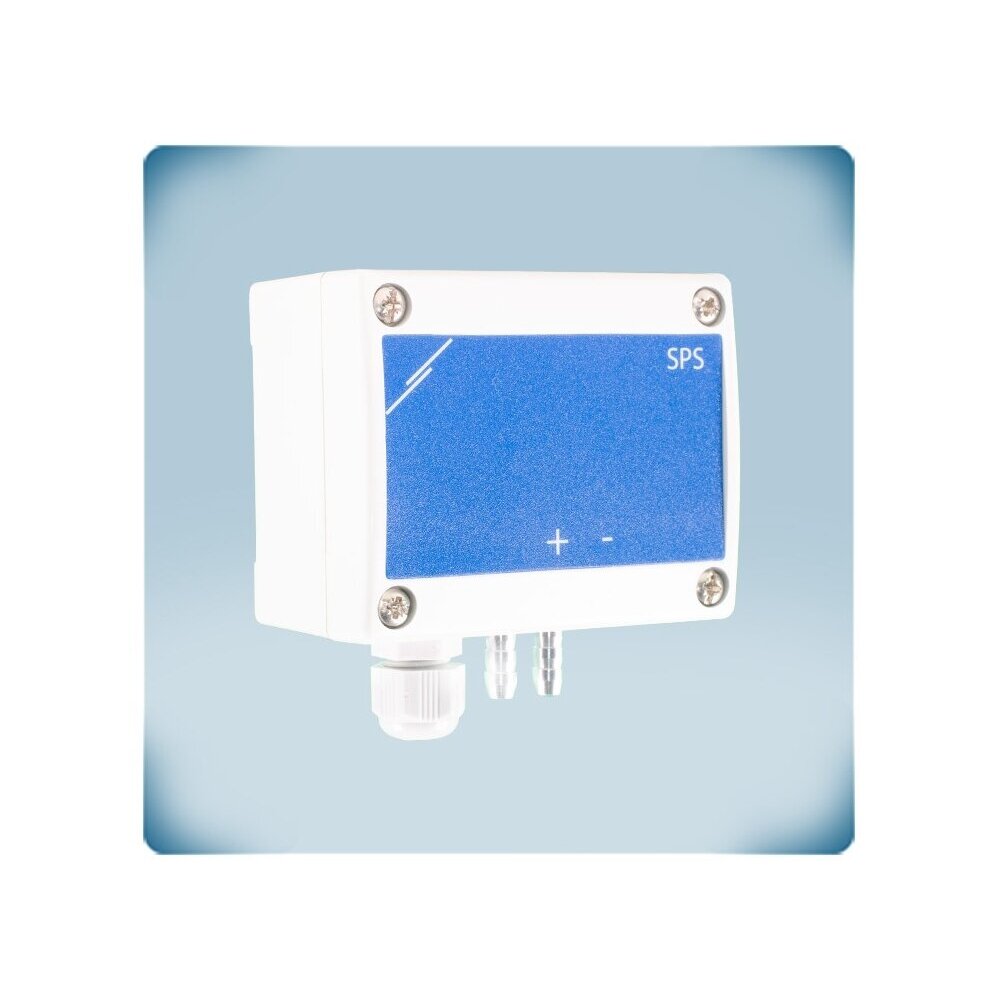Diferentsiaalrõhu kontroller 2 seadeväärtusega | 0-2000Pa | 0-10VDC/0-20mA/PWM | Modbus RTU | 24VDC | IP65 | Sentera Controls | SPS2F-2K0 2