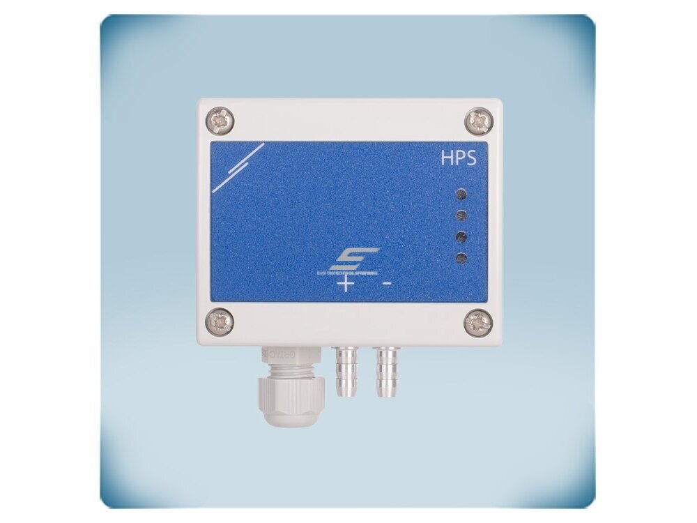 Diferencinio slėgio daviklis | 0-1000Pa | 0-10VDC/0-20mA/PWM | Modbus RTU | 24VDC | 4 laidų | IP65 | Sentera Controls | HPS-F-1K0 1