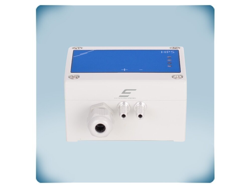 Diferencinio slėgio PI valdiklis sklendžių pavaroms | 0-2000Pa | 0-10VDC/0-20mA/PWM | Modbus RTU | 24VAC/VDC | IP65 | Sentera Controls | HPSAG-2K0 3