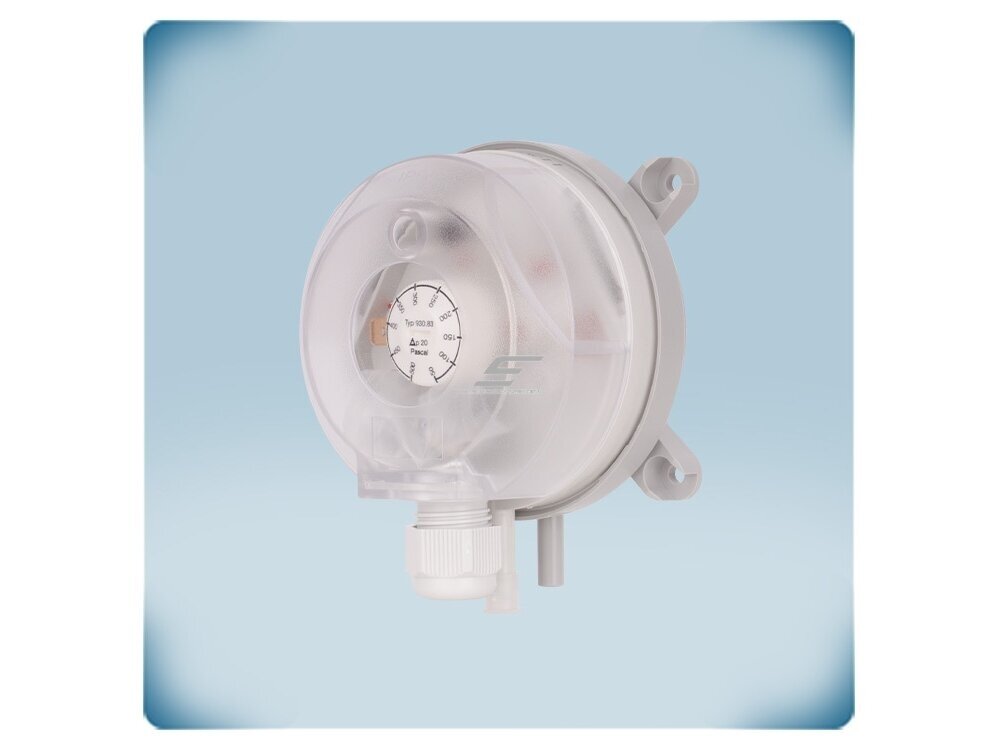 Diferencinio slėgio relė | 50-500Pa | perjungiamas kontaktas | 250VAC | IP54 | Sentera Controls | PSW--500 2