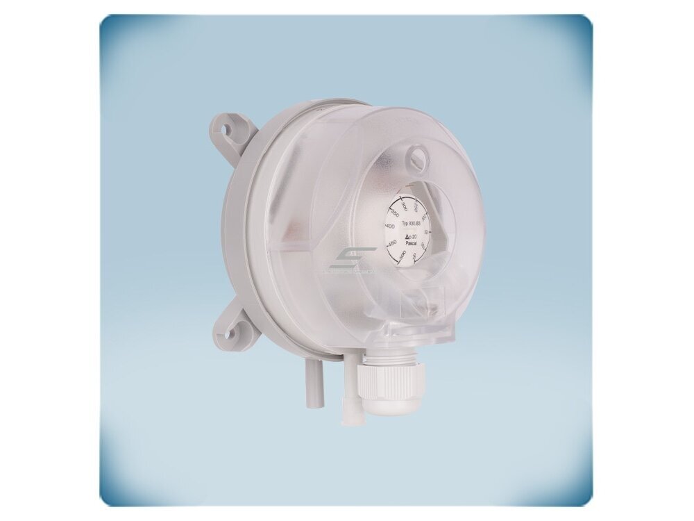 Diferencinio slėgio relė | 50-500Pa | perjungiamas kontaktas | 250VAC | IP54 | Sentera Controls | PSW--500
