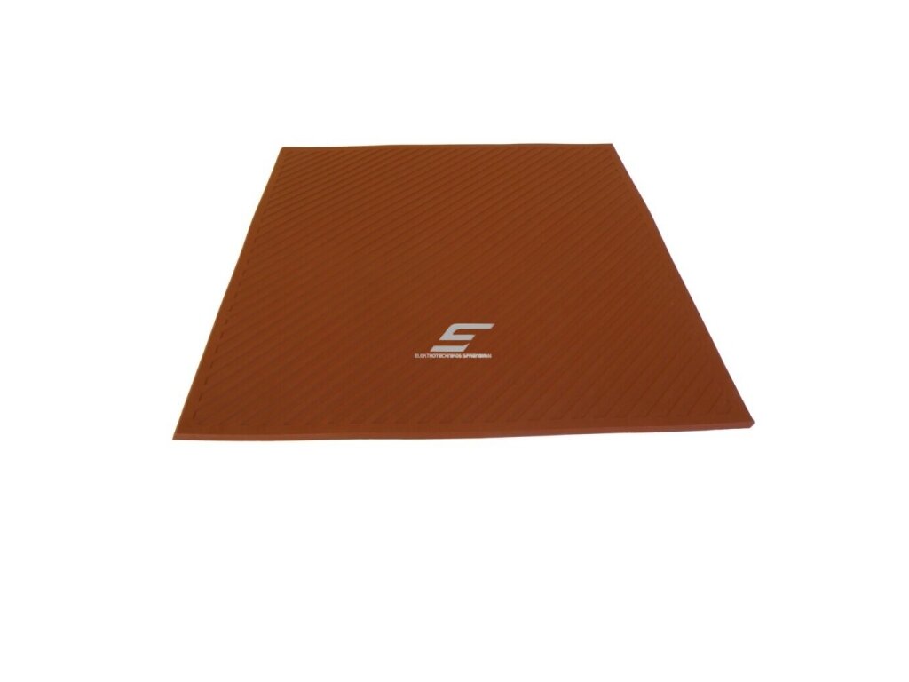Dielektrinis guminis kilimėlis elektrikams | 750x750x7mm | 1000V | su patikra | rudas Dielektrinis guminis kilimėlis elektrikams | 750x750x7mm | 1000V | su patikra | rudas