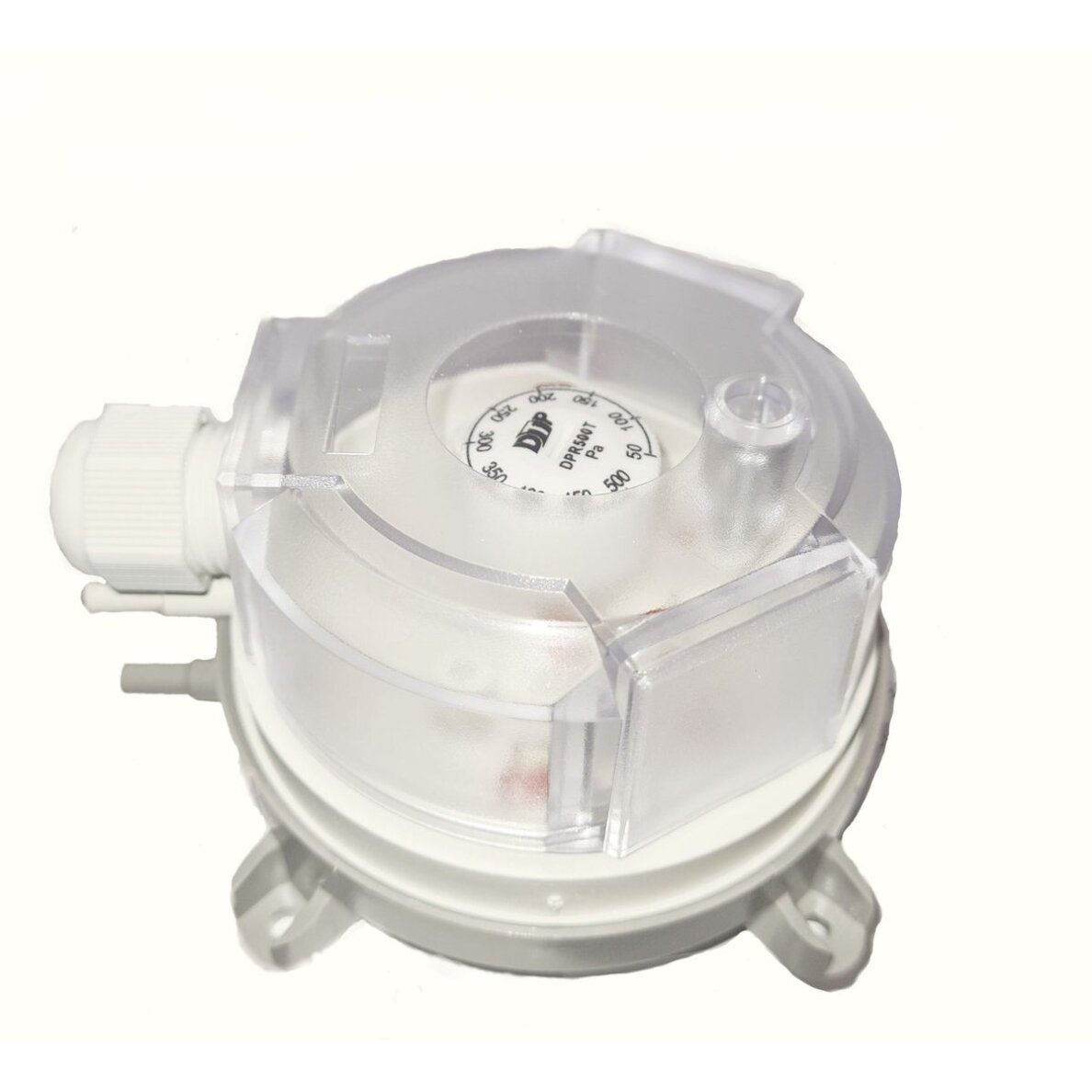 Differential pressure switch | 20–200 Pa | differential 10 Pa | SPDT | 1.5 A (0.4 A) 250 V AC | IP54 | DPR-200K