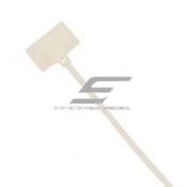 Cable marking ties | 4x220mm | white | 100 pcs. 1 Cable marking ties | 4x220mm | white | 100 pcs. 1