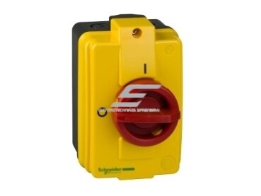 Saugos kirtiklis | su dėžute | avariniam stabdymui | 0-1 | 3P | 32A | 15kW (AC23) | IP65 | Schneider Electric | VCFN40GE Saugos kirtiklis | su dėžute | avariniam stabdymui | 0-1 | 3P | 32A | 15kW (AC23) | IP65 | Schneider Electric | VCFN40GE